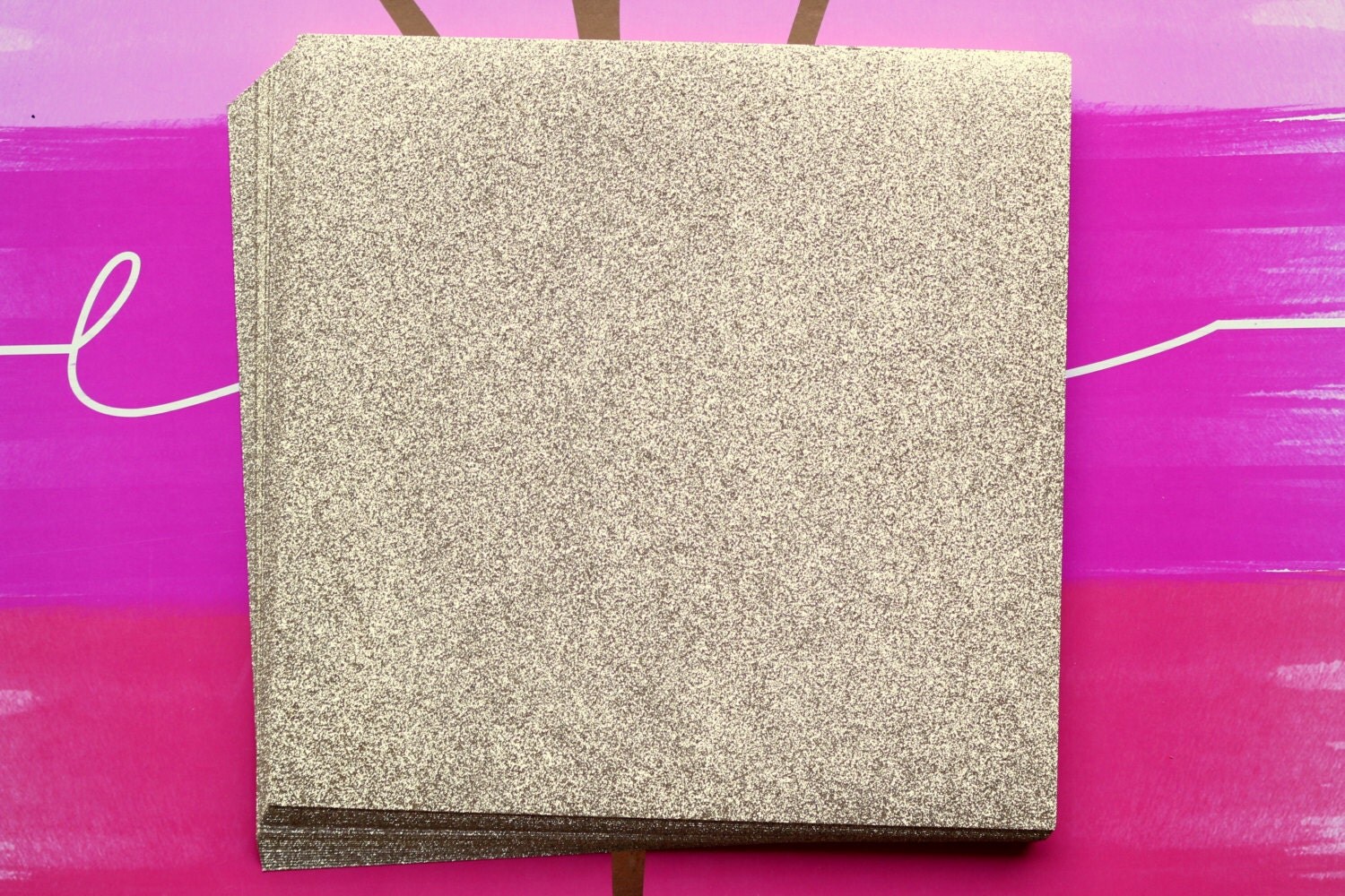 Inspirational 77 Glitter Paper Card