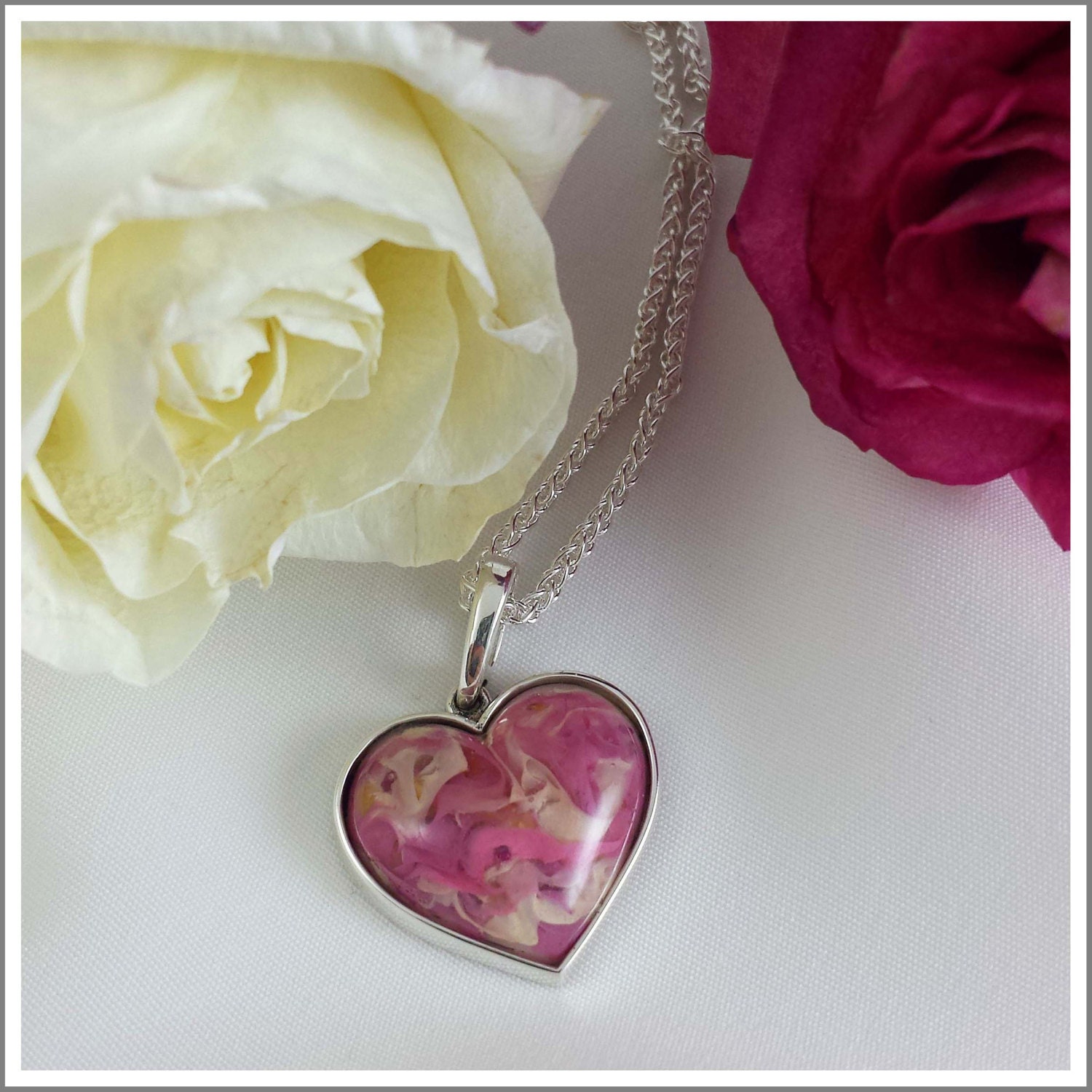 Flower Petal Jewelry Wedding Keepsake Memorial Jewelry