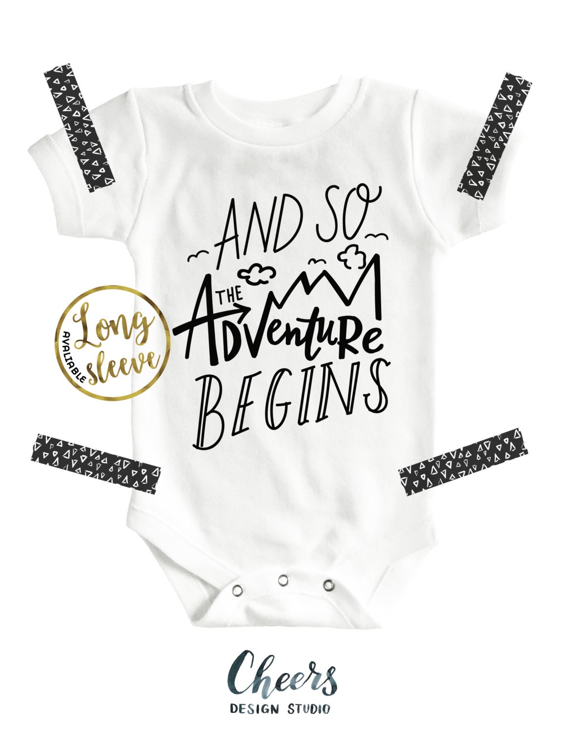 And So The Adventure Begins Onesie® Baby Shower Gift Baby