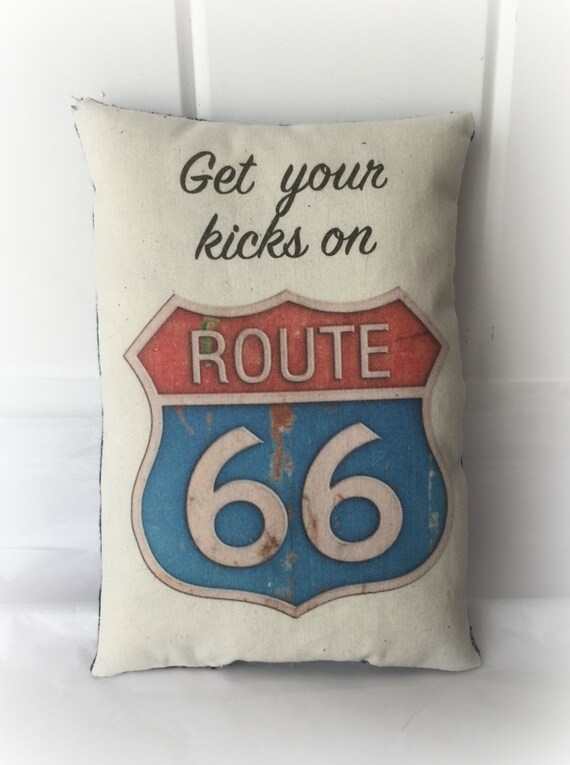 Route 66 Pillow Accent pillow USA decoration Vacation