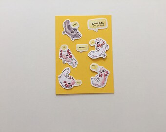 Axolotl Stickers