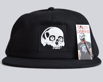 Skull Snapback Cap. Snapback Hats, Mens Hats, Black Caps