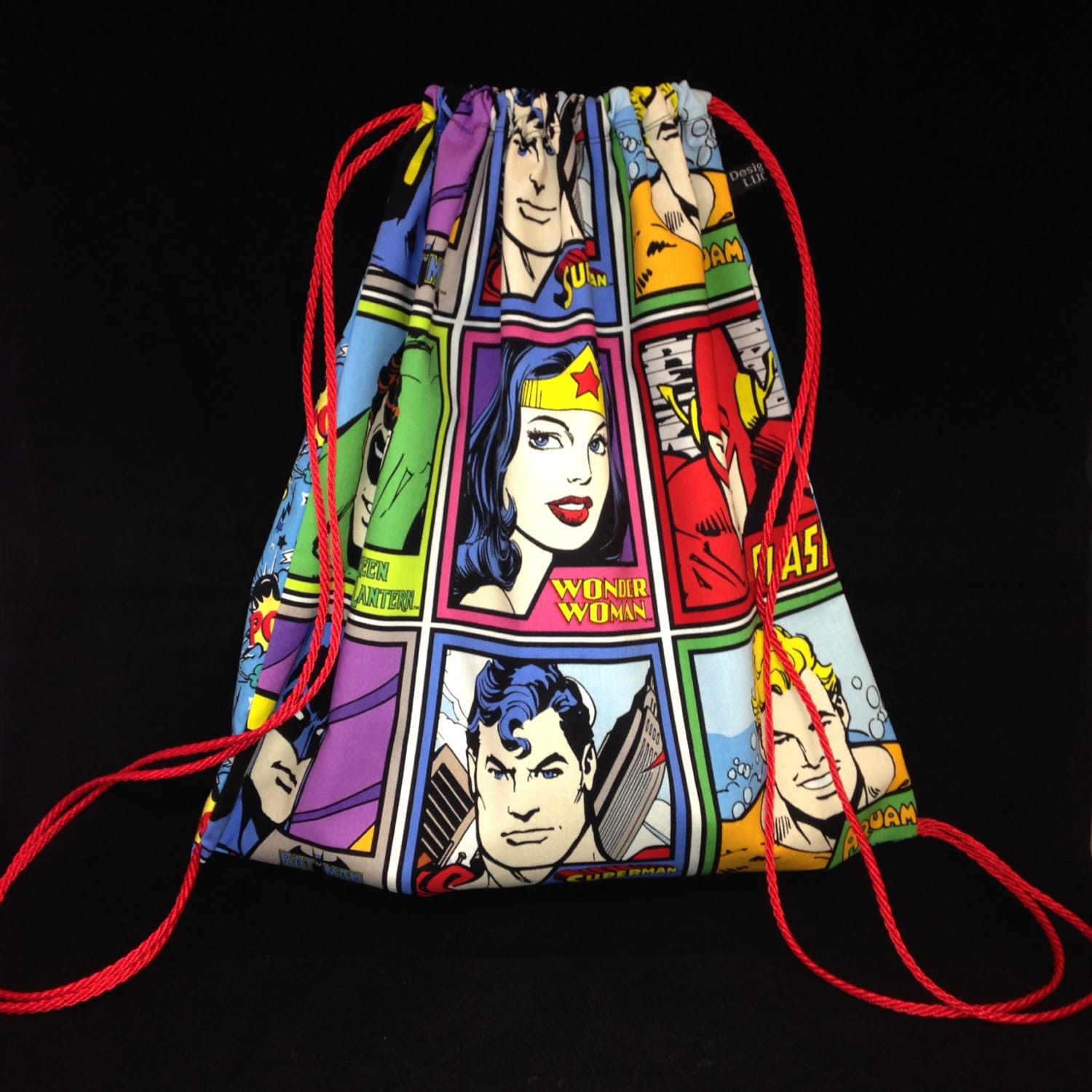 Justice League Backpack / Drawstring Bag Featuring Superman