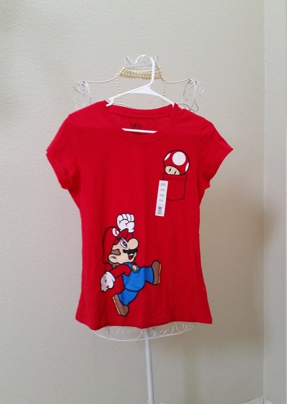 womens super mario shirt