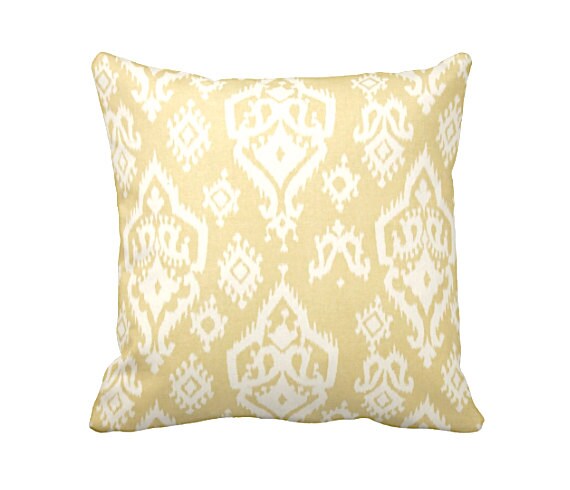 Yellow Pillow Cover Yellow Throw Pillow Cover Decorative