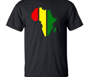 Mens African Clothing|Africa TShirt| Pan African TShirt| Reggae Tshirt| Africa Shirt|Afrocentric Shirt| Unisex Africa Shirt| Rasta Shirt|Ra