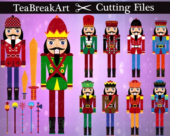 Download Christmas Nutcracker-SVG DXF EPS Cutting File sword Vintage
