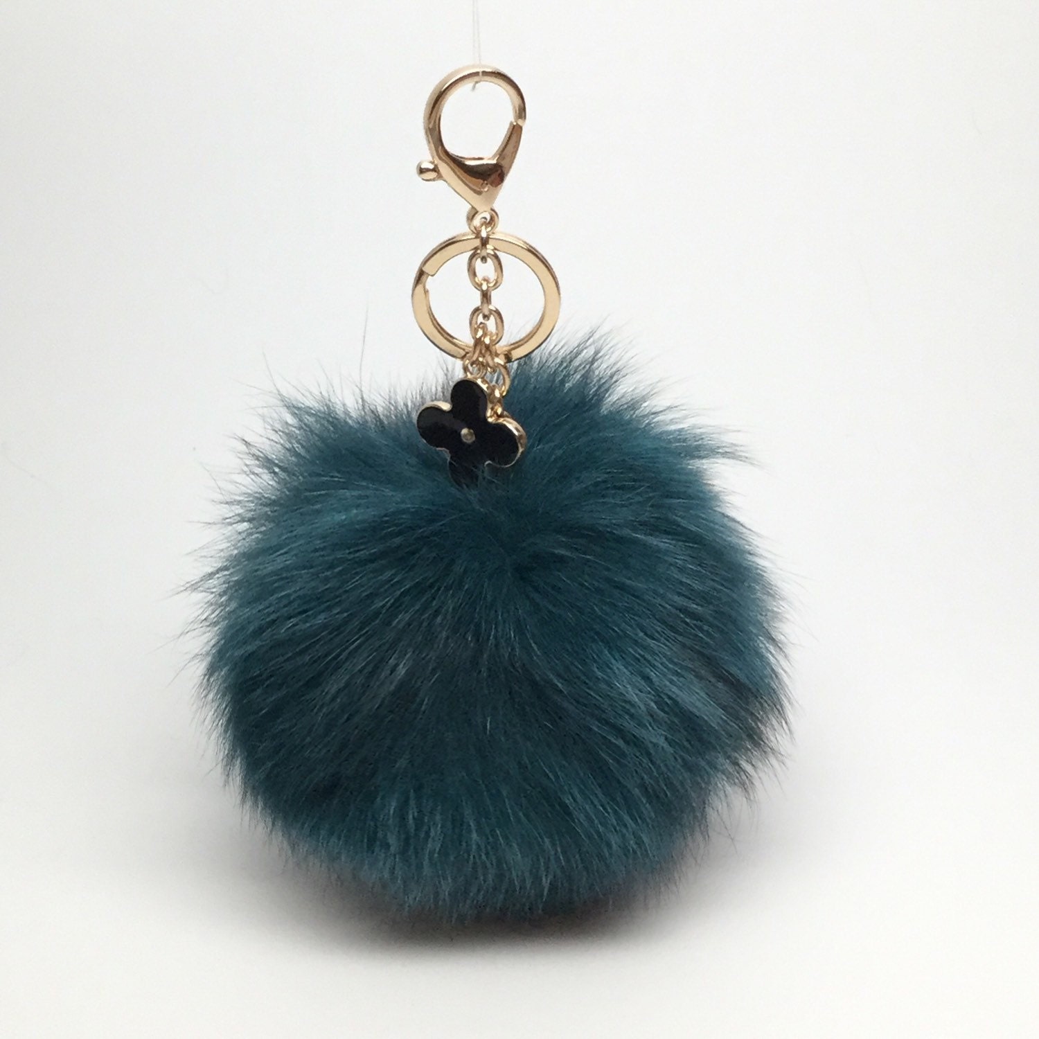 new blue green fox fur pompon bag charm pendant fur pom pom new blue green fox fur pompon bag charm pendant fur pom pom