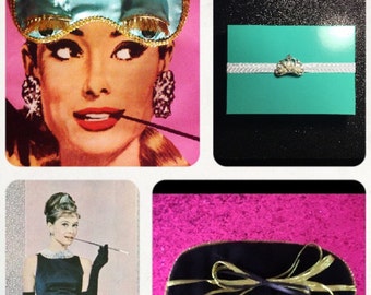 Breakfast At Tiffany's Sleep Mask , Character Holly Golightly Inspired & handcrafted