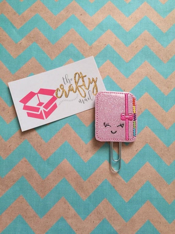 Happy Planner Glitter Planner Clip/Paper Clip/Feltie Clip/Bookmark