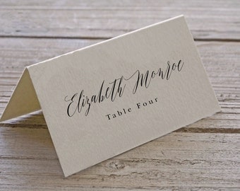 Wedding Place Cards - Customized Printable Place Cards - Escort Cards - Wedding Cards - Name Card - Place Card - Wedding Place Card