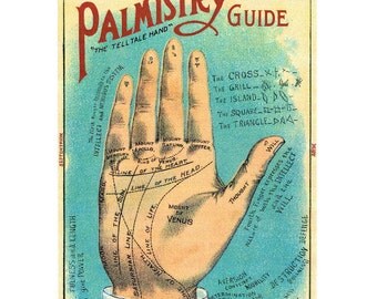 Palmistry print | Etsy