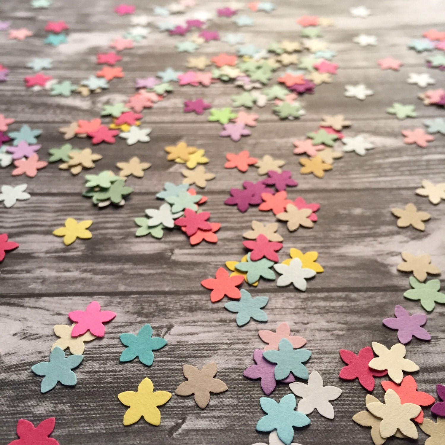 Scrapbook Embellishments Assorted Flower Punchies