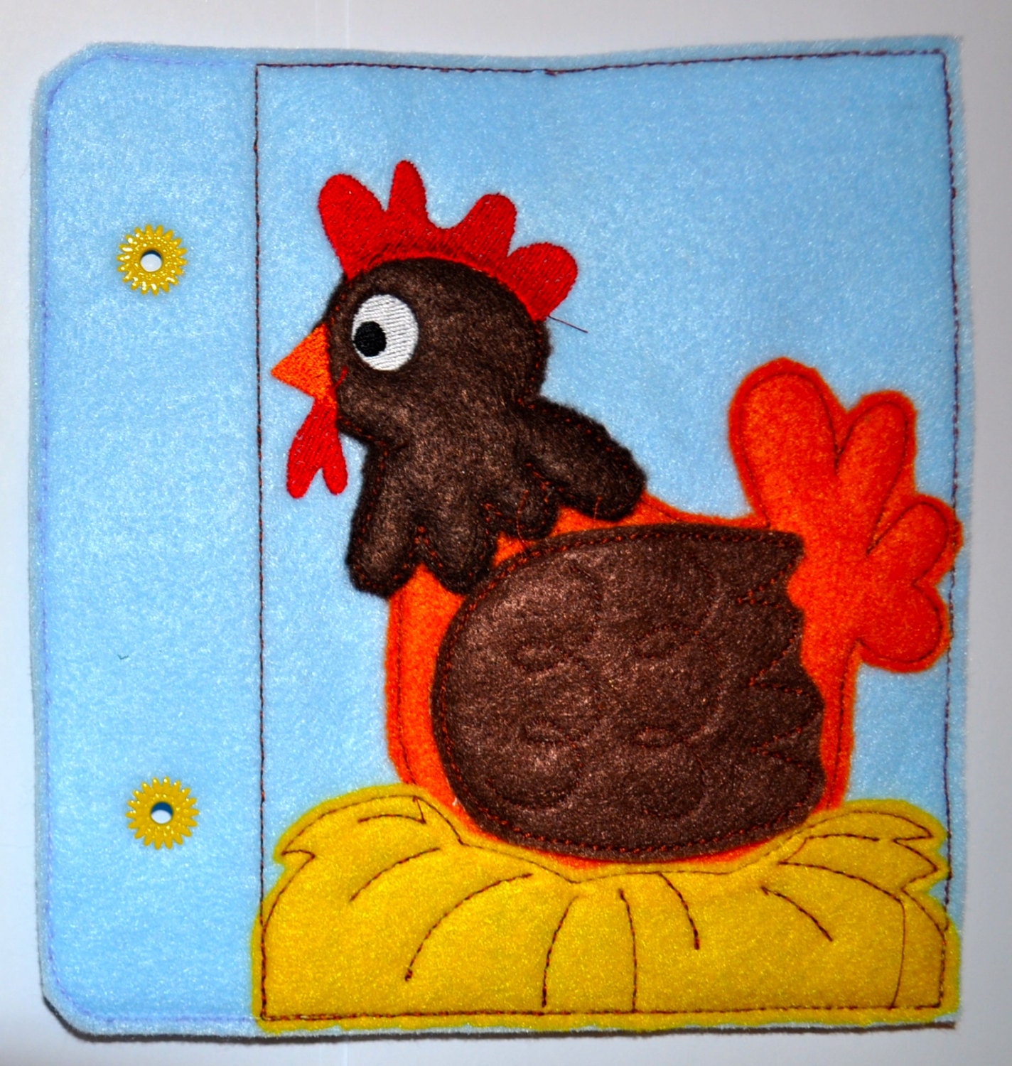 Felt Quiet Book machine applique embroidery designs by InaHoop