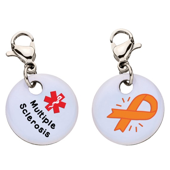 Multiple Sclerosis Medical Alert Bracelet Charm Medical ID