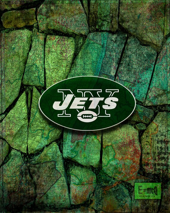 New York Jets Art New York Jets Poster New York Jets by McQDesign