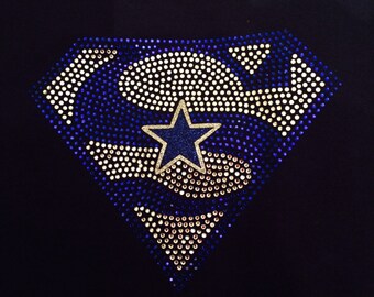 Dallas Cowboys Super Rhinestone Tshirt