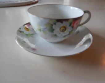 JAPAN NIPPON TEACUP and Saucer