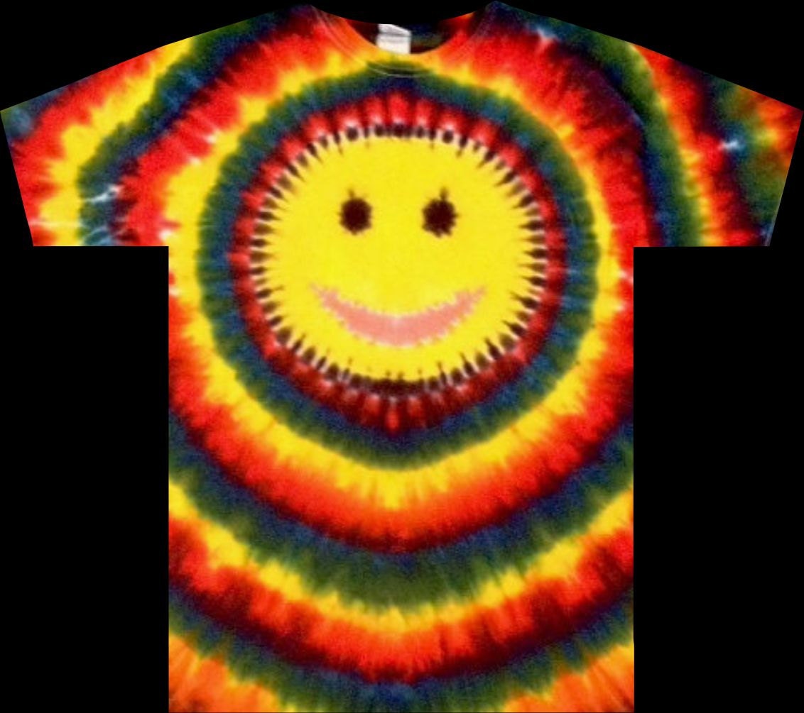 how to make a smiley face tie dye shirt