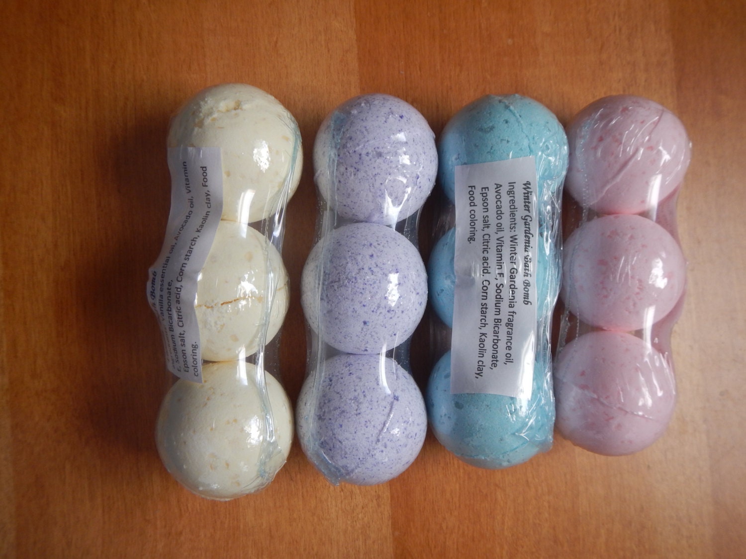 Bath Bombs Small size pack of twelve multiple scents