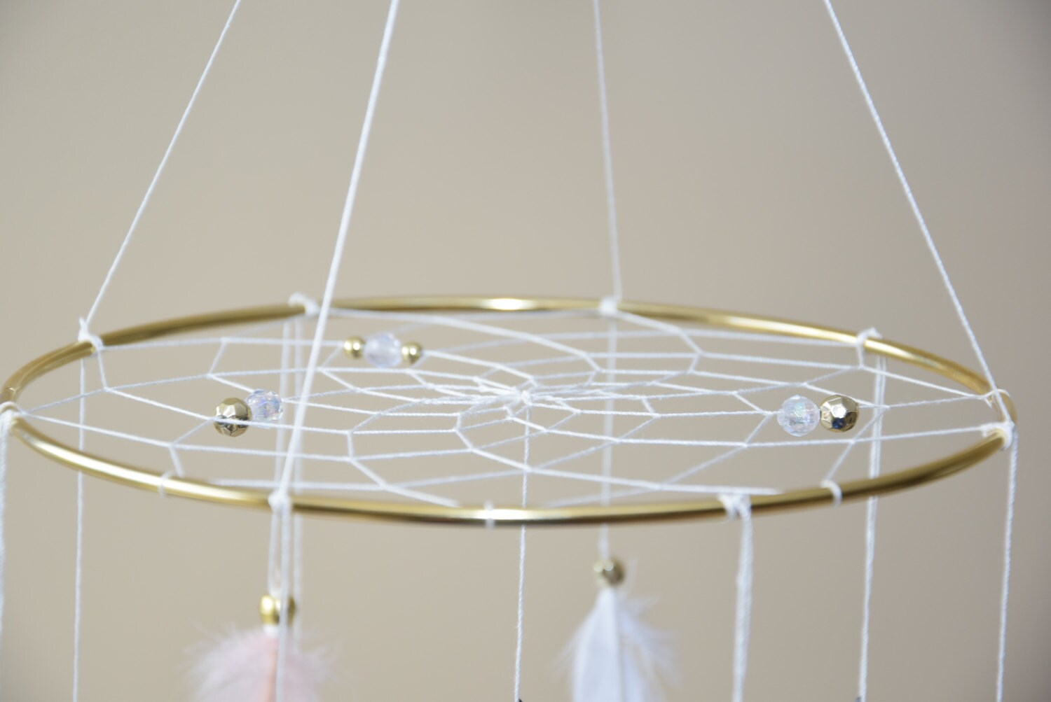 Baby Mobile Dream catcher Mobile Boho Feather Mobile