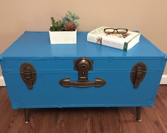 Trunk Coffee Table - Steamer Trunk - Side Table
