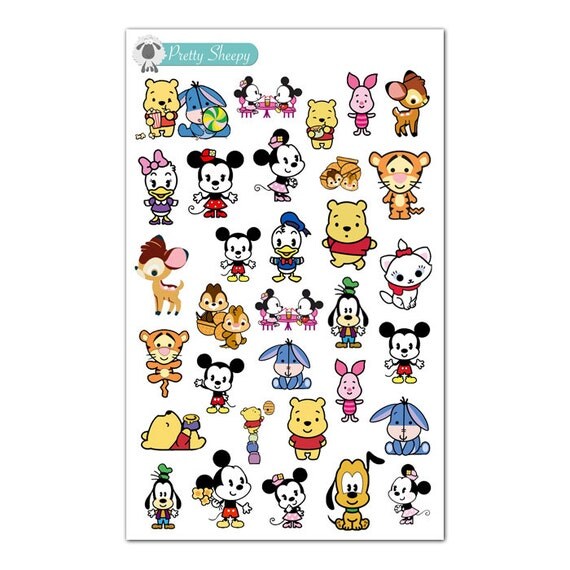 Disney Cuties Stickers Disney Planner Stickers