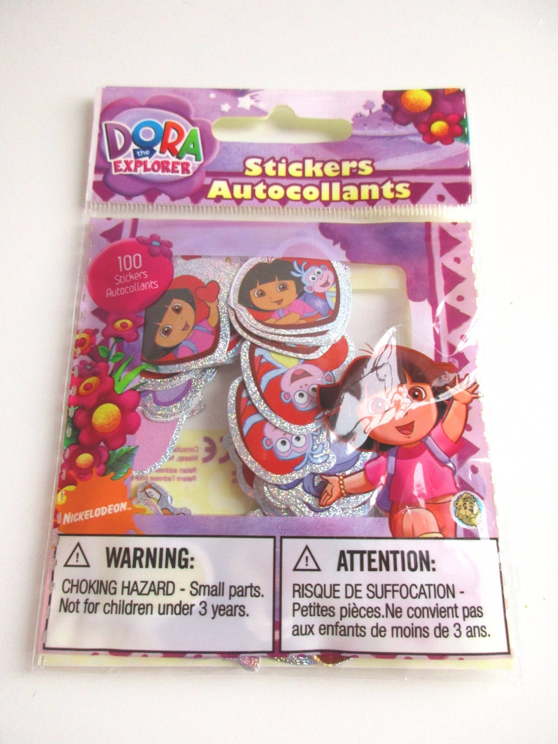 Dora the Explorer Sparkly Stickers // Valentine Sparkly