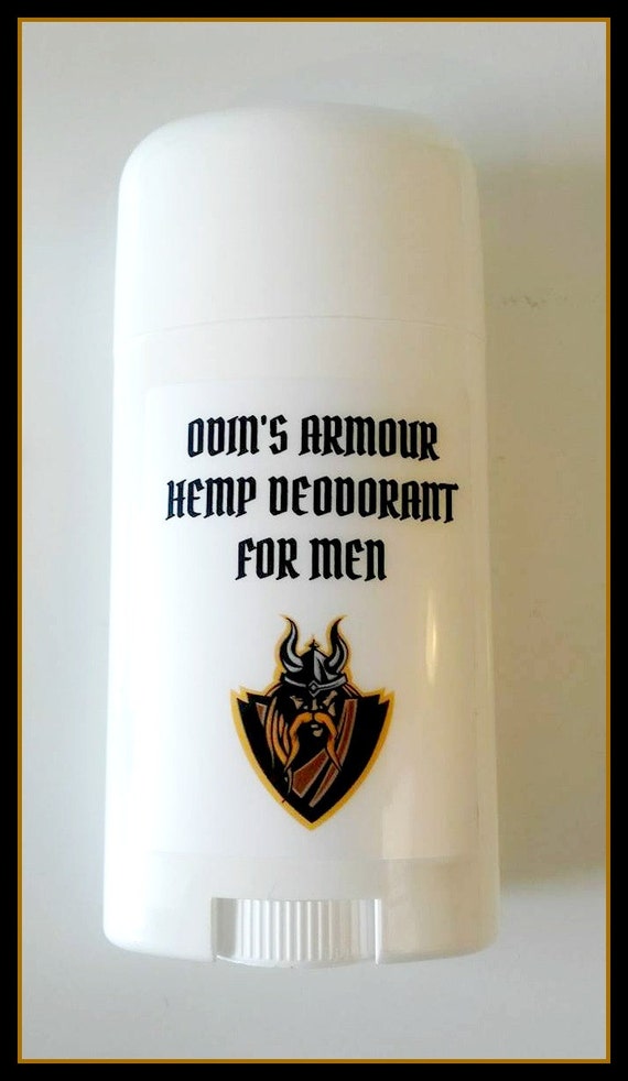 Items similar to UNSCENTED HEMP Deodorant For Men, Handmade Organic