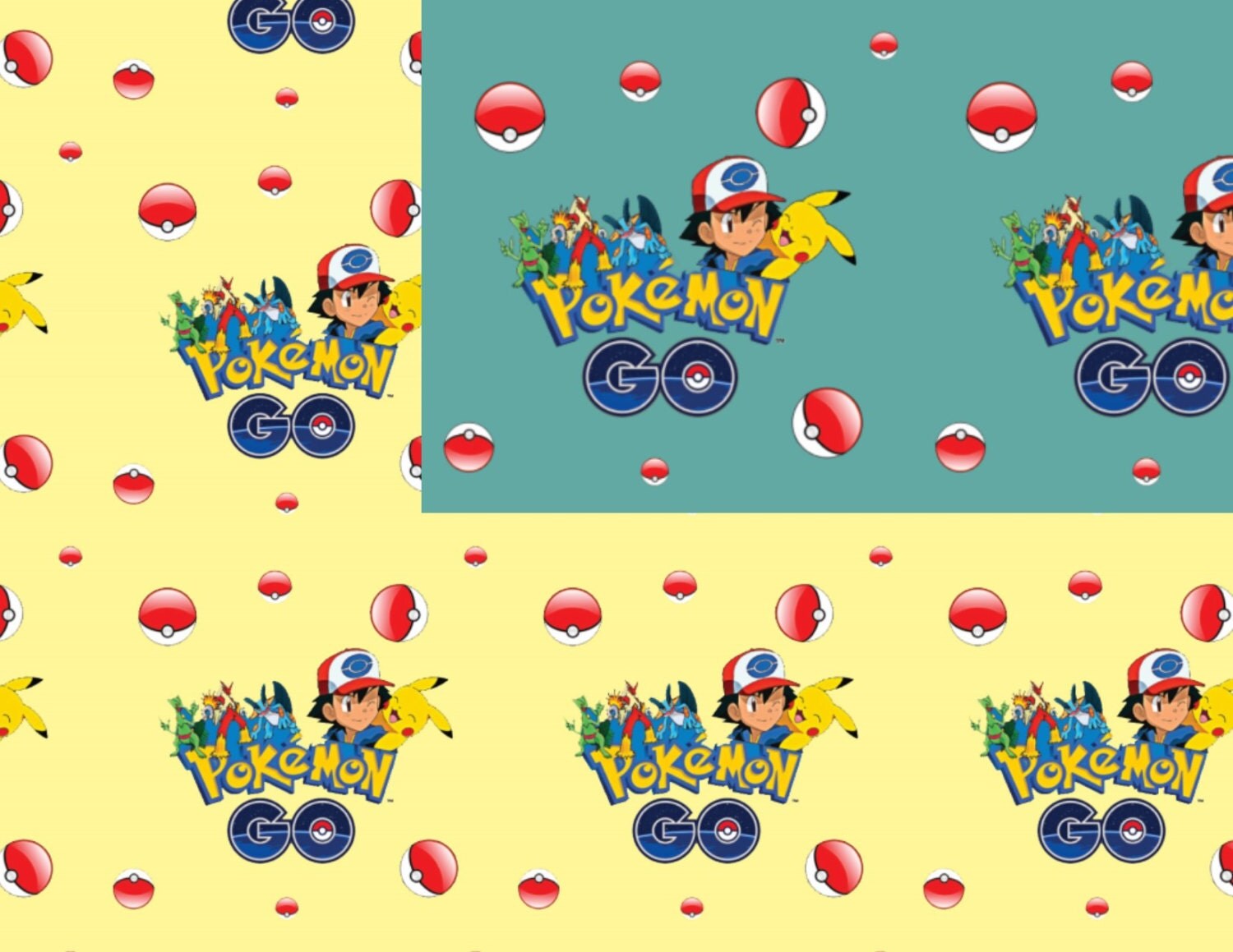 Pokemon Go Pokémon Inspired Digital Paper by DigitalArtMovement