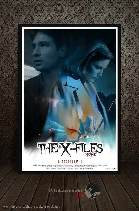 THE XFILES Home movie poster / print