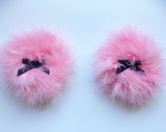 Powder Puff Marabou Pasties
