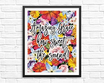Amazing Grace Wall Decor amazing grace wall | etsy Amazing Grace Wall Decor amazing grace wall | etsy