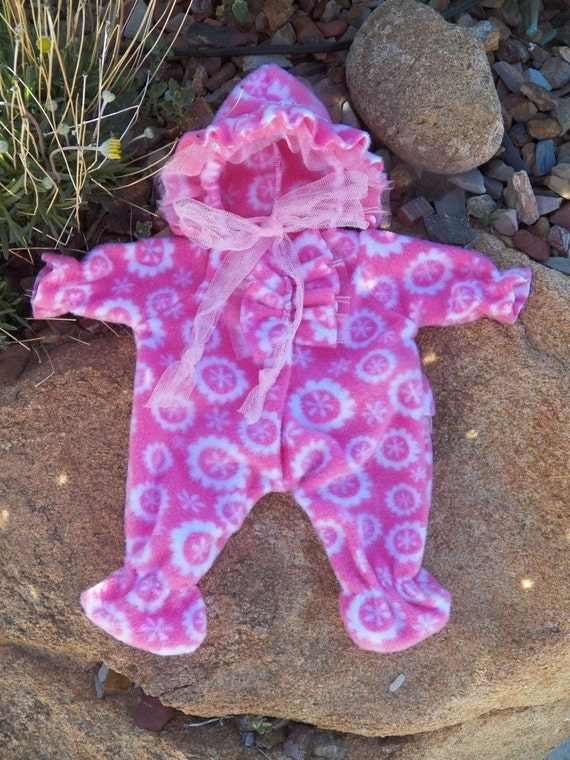 Dinky Baby Pattern 253 - New Born Baby Snowsuit - Outift for 11-13 inch dolls - PDF Pattern - Instant Download