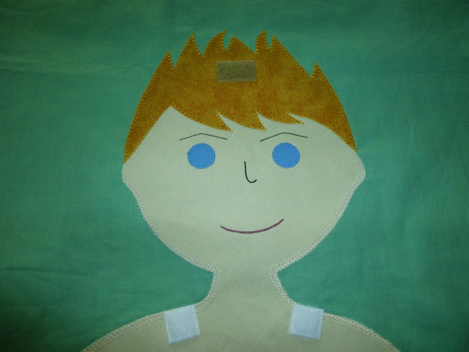 BOY Dress Me Doll Quilt Paper Doll Quilt by PiecesOfThePrairie