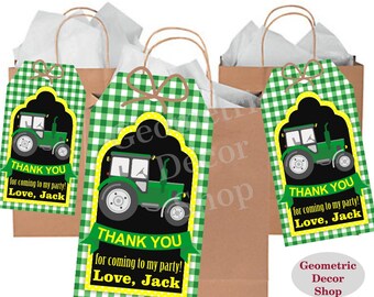 John deere favor tag | Etsy