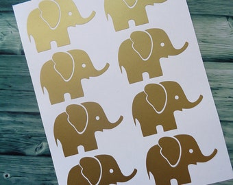 Baby Elephant Wall Decal - Vinyl Decal Sticker, Elephant Wall Sticker, Baby Elephant Nursery, Nursery Decal Sticker, Elephant Wall Decor