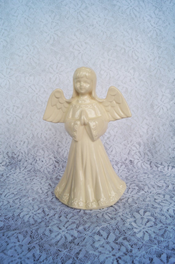 SALE Vintage Ceramic Angel Girl Figurine Statue for Holidays