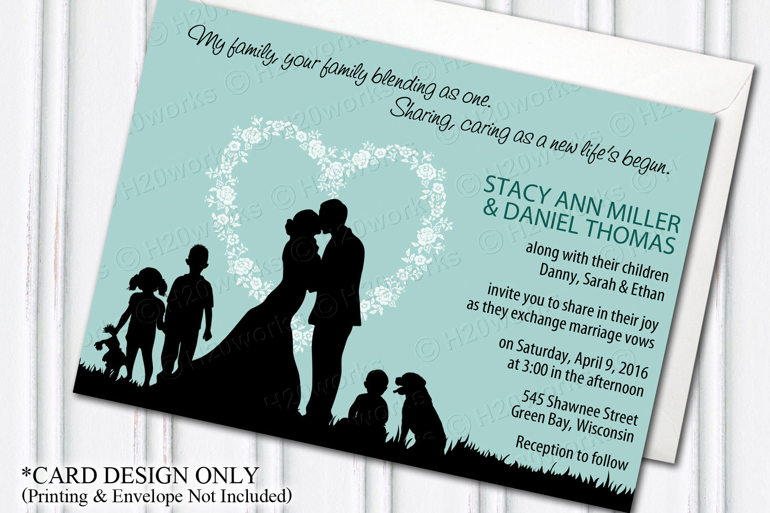 Family Wedding Invitation Wording 1