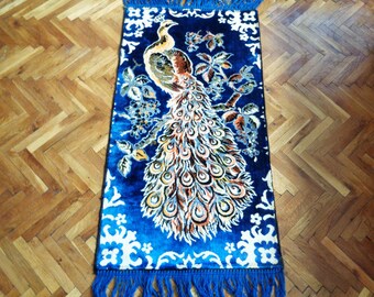 Peacock rug | Etsy