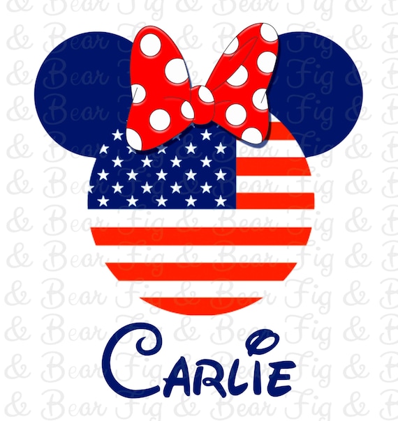 Download Items similar to 4th of July Disney World T Shirt Minnie ...