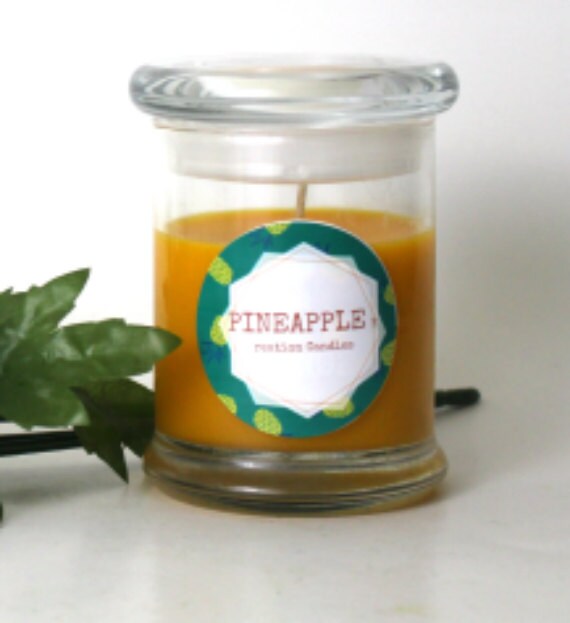 Pineapple Scented Candle With Lid Fragrance by KreationsCandle