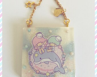 Little Twin Stars Resin Tile Piece