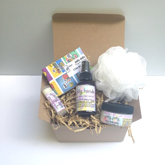 Kids Gift Box Natural Skincare Party favors Kids by Ujjayiboutique