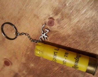 Shotgun-Shaped Beer Bong Keychain & Can Opener - Red, White, Or Blue | Made In USA