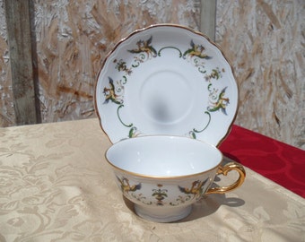 Tea Cup And Saucer, Made In Italy Tea Set