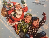 Vintage The Big Golden Christmas Book, 1955