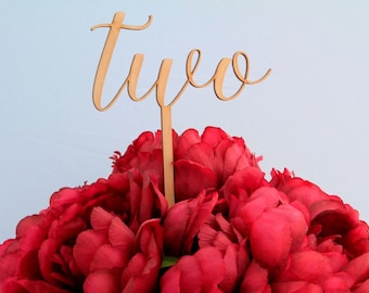 Table numbers, Script table numbers, Wedding table numbers, Wedding table décor, Custom table numbers, Wedding table decoration.
