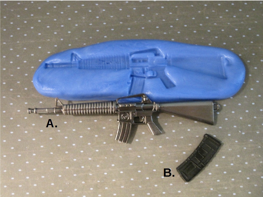 Rifle Silicone Mold Gun Mold Silicone Mold Food Safe