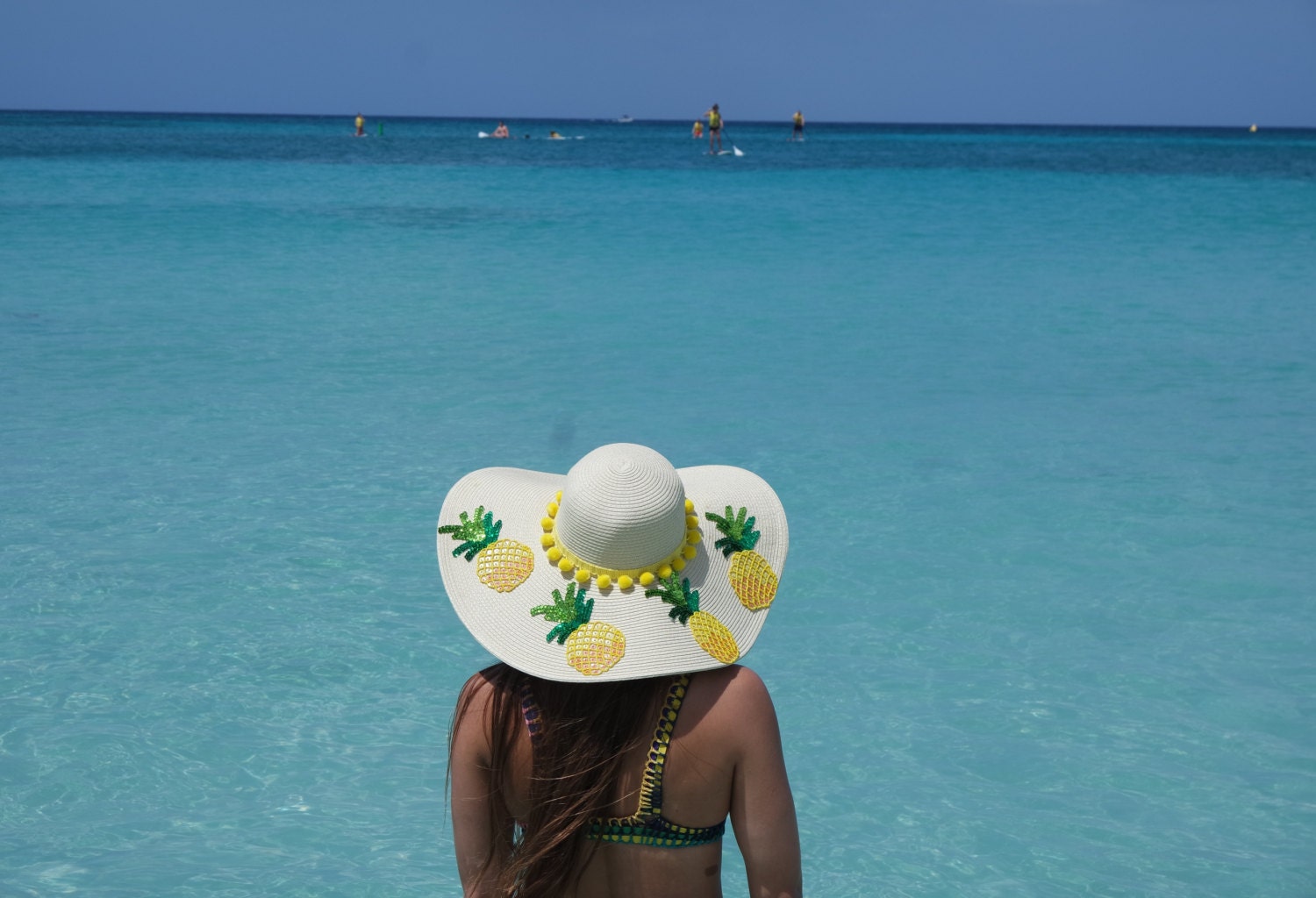 Pineapple Women's Floppy Sun Hat